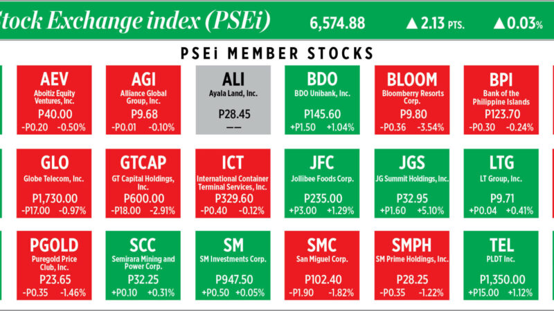 How PSEi member stocks performed — April 25, 2024