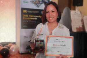 BusinessWorld’s Patricia Mirasol wins award