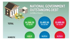 National Government outstanding debt