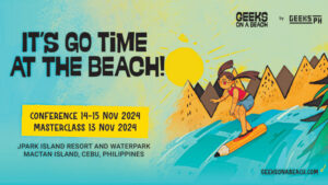 Geeks On A Beach tech startup conference happening in Cebu this November