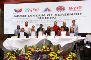 8990 Holdings unit signs housing deal with Quezon City government