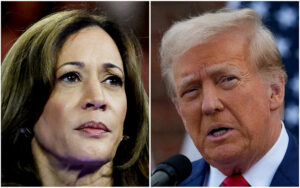 TV polls show Harris gaining ground on Trump