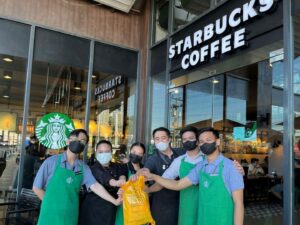 Food banking to alleviate hunger: Kenny Rogers Roasters and Starbucks