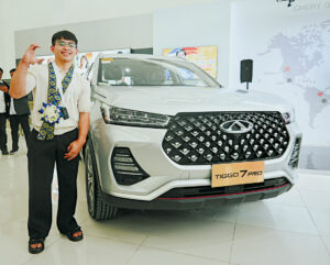 Double-gold medalist Yulo presented with new Chery SUV