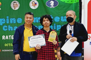 FEU stalwart Velarde rules PHL Amateur Chess Championships