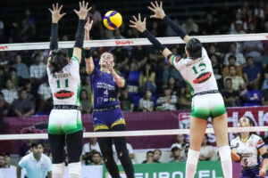 Lady Spikers battle Lady Bulldogs at Shakey’s Super League finals