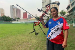 Bayla, 56, rules the women’s compound in archery in Philippines Para Games