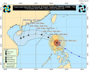 Super Typhoon Man-Yi makes second landfall over Aurora province