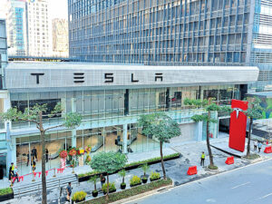 Tesla touches down in PHL