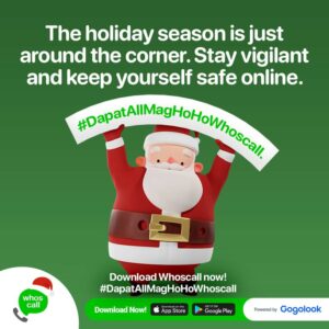 Whoscall launches Christmas campaign to strengthen online security for Filipinos this holiday season