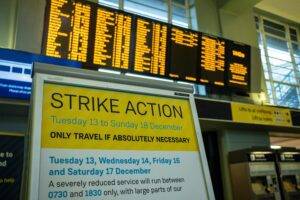 Christmas rail travel at risk as staff shortages and strikes loom