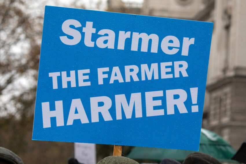 Farmers descend on Westminster amid inheritance tax row as Starmer faces MPs’ questions