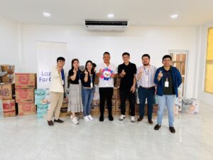 Lazada Philippines donates diapers, facilitates NGO partnerships for typhoon relief efforts through Lazada For Good initiative