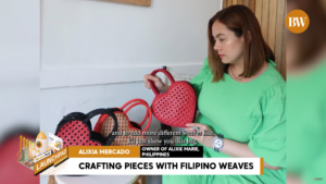 Alixia Marie PH creates modern fashion using weaves from Filipino craftsmen