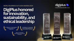 DigiPlus honored for innovation, sustainability, and ethical leadership at World Business Outlook Awards