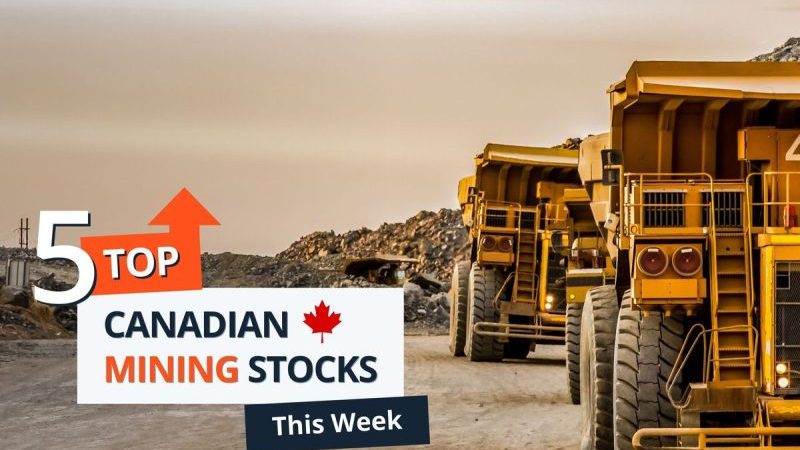 Top 5 Canadian Mining Stocks This Week: Durango Surges 115% on Antimony Project