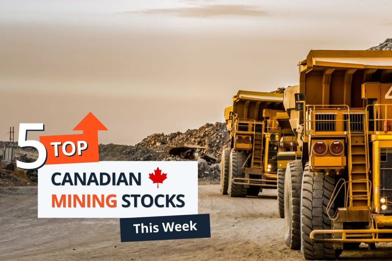 Top 5 Canadian Mining Stocks This Week: Durango Surges 115% on Antimony Project