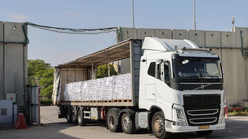 Aid trickles into Gaza for first time in weeks but UN says it’s ‘nowhere near enough’