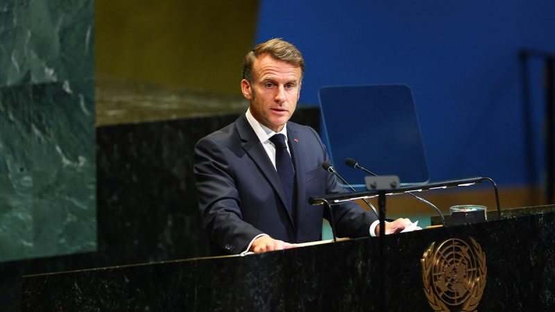 Watch: Macron calls Trump after presidential motorcade blocks him in NYC traffic