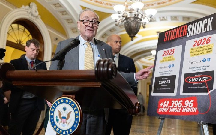 Schumer unveils Democrats’ Obamacare fix plan, likely dead in the water