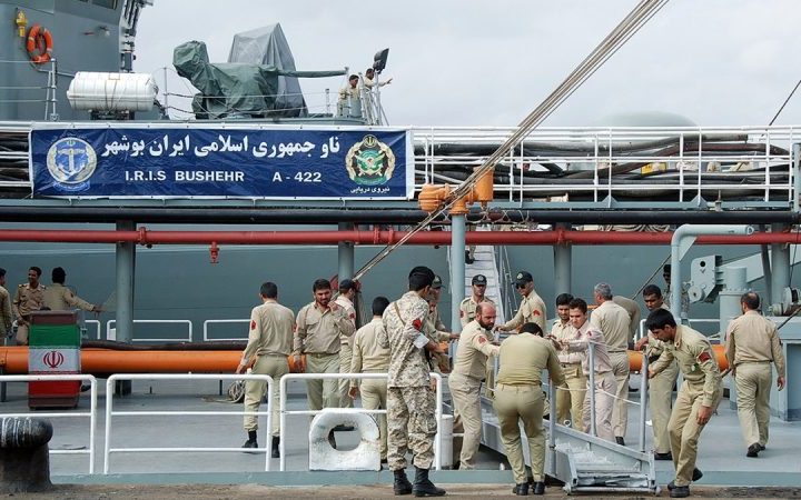 Iranian vessel suffers engine failure, offloads crew days after US submarine sank other ship