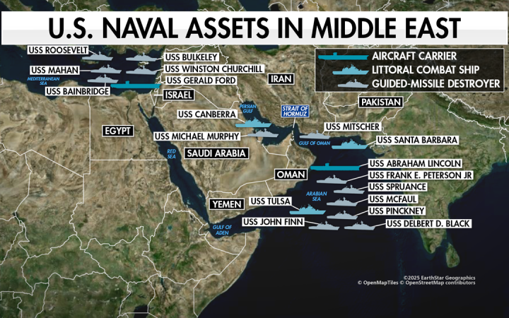 US surges forces to Middle East as Pentagon warns Iran fight ‘will take some time’