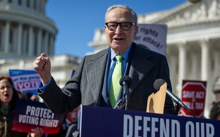 Schumer, Democrats say they support voter ID, then block GOP amendment to require it