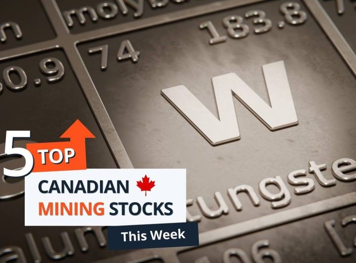 Top 5 Canadian Mining Stocks This Week: Adex Mining Extends Gains with 100 Percent Jump