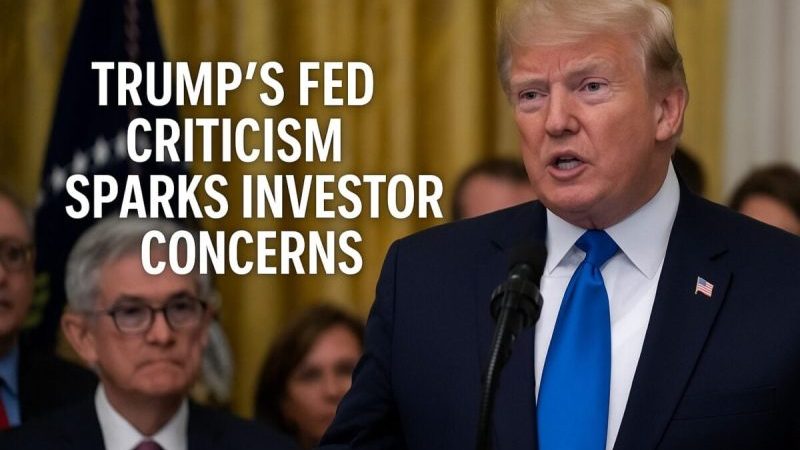 Trump’s Fed Criticism Sparks Investor Concerns